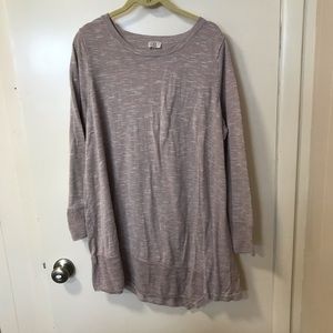 Logo beige knit sweater